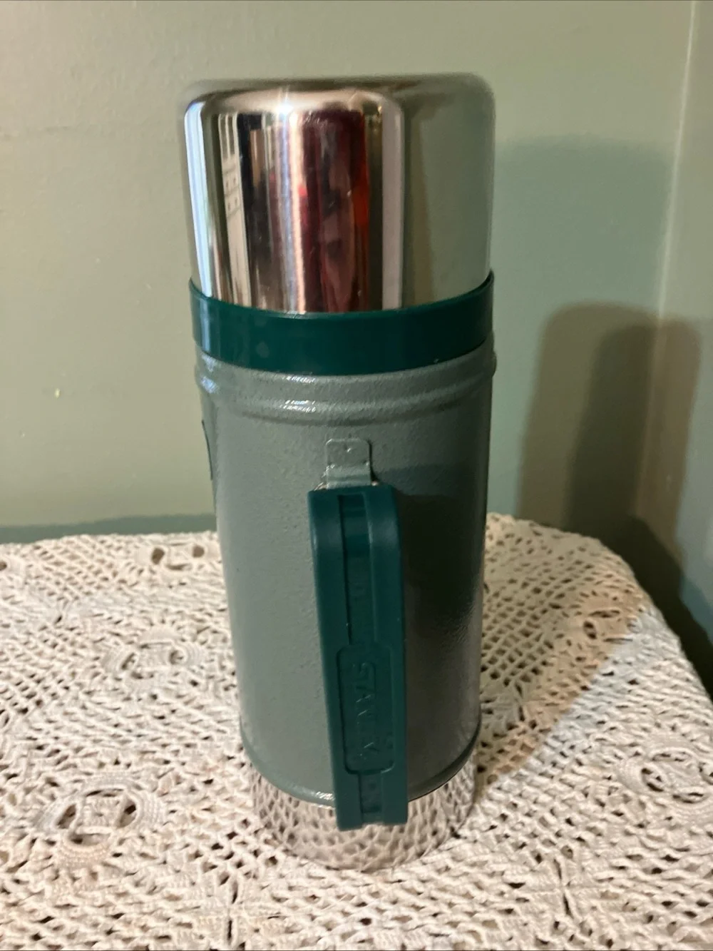 Stanley Stainless Steel 24oz Wide Mouth Thermos EN 12546-1. MINT - Picture 5 of 9